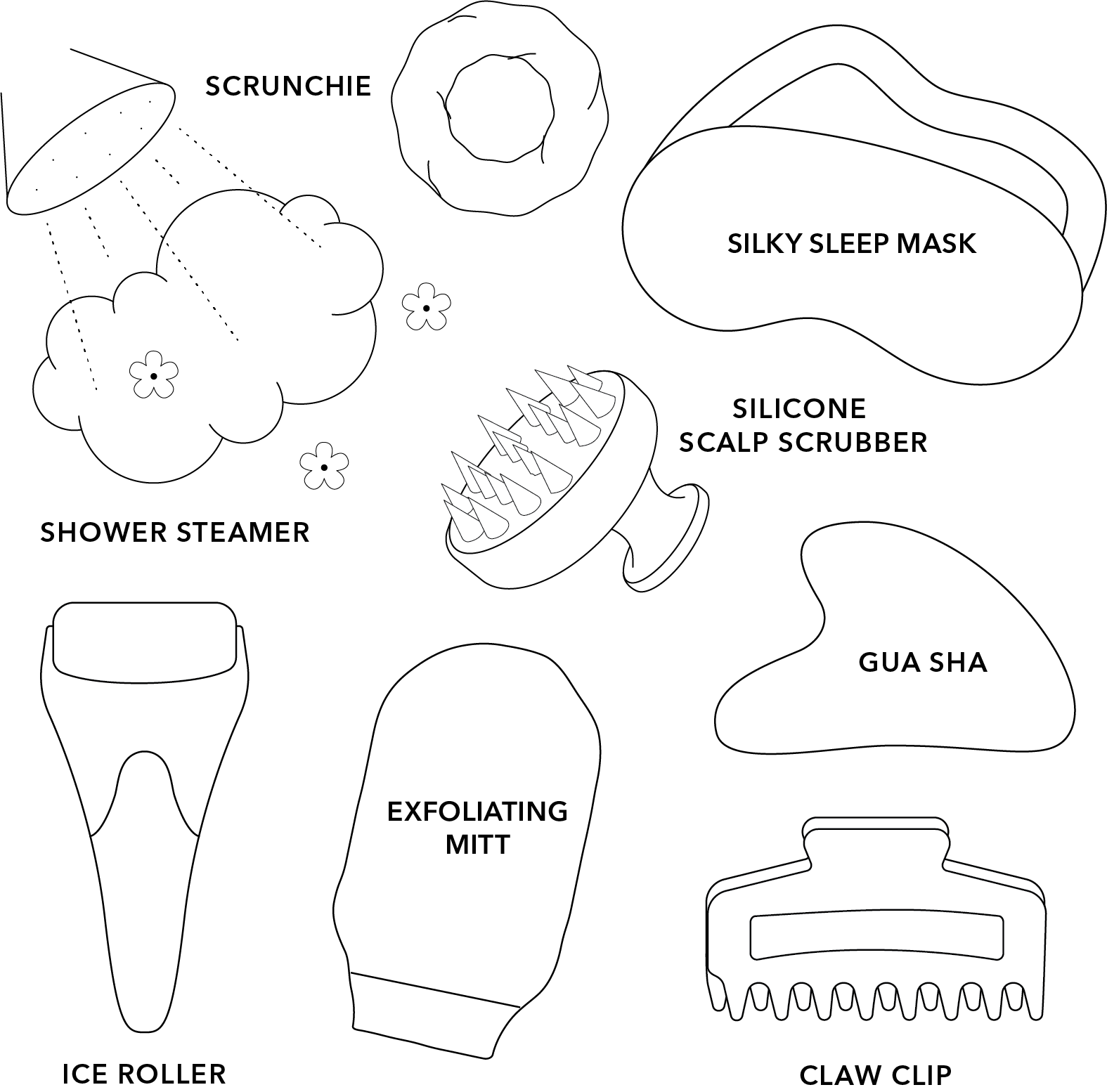 Super Spa Set | Linen & Black